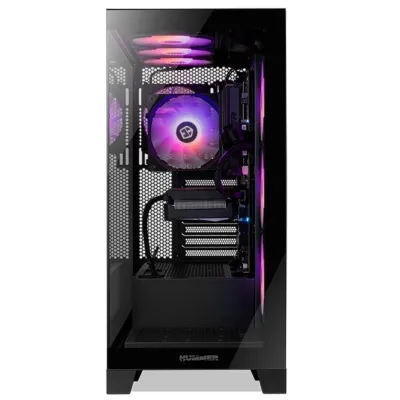 Torre PC NOX Hummer GLOCK ARGB Semitorre ATX Cristal Templado Torre PC NOX Hummer GLOCK ARGB Semitorre ATX Cristal Templado