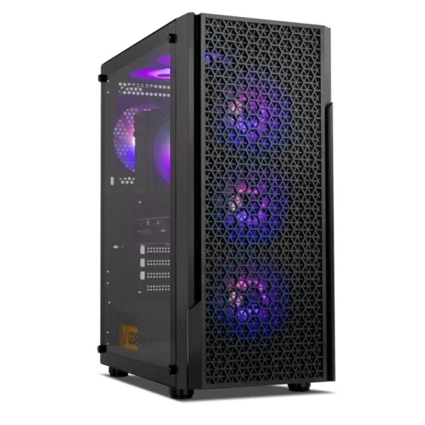 Torre PC NOX Infinity Beta Semitorre MATX Cristal Templado USB 3.0 Negra