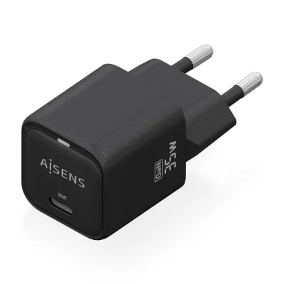 Aisens Cargador GaN 35W USB-C PD3.0 QC4.0 Negro Aisens Cargador GaN 35W USB-C PD3.0 QC4.0 Negro