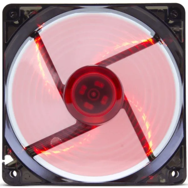 Nox CoolFan 120mm LED Rojo