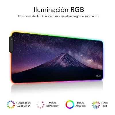Subblim Montaña XL RGB Alfombrilla Gaming Extended