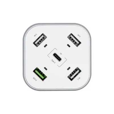 Aisens ASCH-5PQC-W Hub de Carga USB-C/4xUSB 48W Blanco Aisens ASCH-5PQC-W Hub de Carga USB-C/4xUSB 48W Blanco