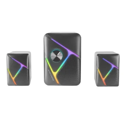 Mars Gaming MS-H21 Altavoces Gaming RGB 2.1 y Subwoofer 35W