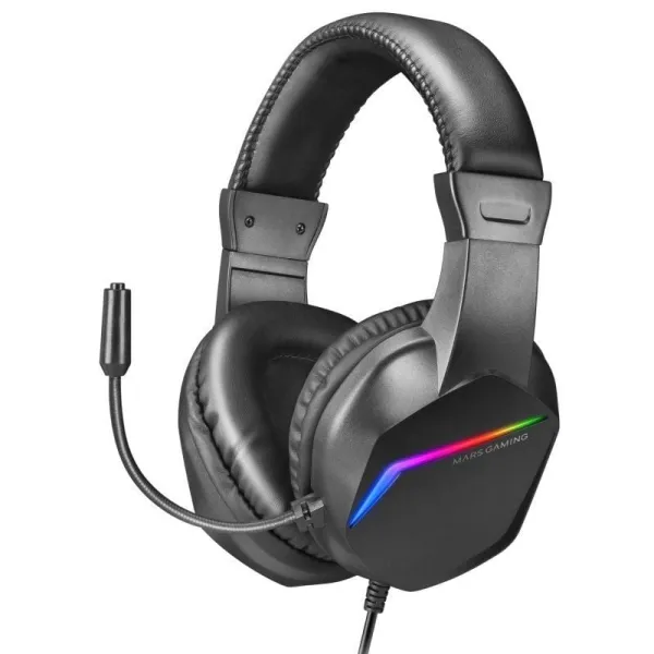 Mars Gaming MH122 Auriculares Gaming FRGB Negros 