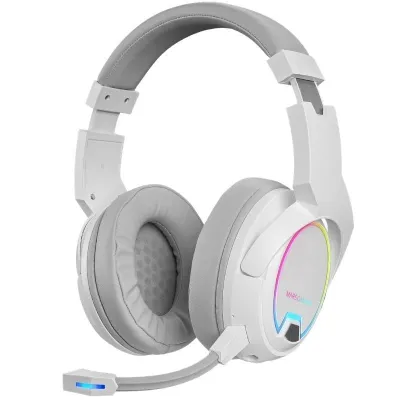 Mars Gaming MHW-100 Auriculares Gaming Inalámbricos Blancos