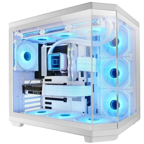 Torre PC Mars Gaming MC-3TCORE Semitorre ATX Cristal Templado USB-C Blanca
