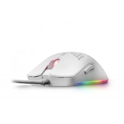 Mars Gaming MMAX Ratón Gaming RGB 12400DPI Blanco