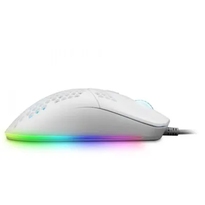 Mars Gaming MMAX Ratón Gaming RGB 12400DPI Blanco