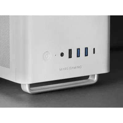 Torre PC Mars Gaming MC-ELITE Minitorre Micro-ATX Blanca