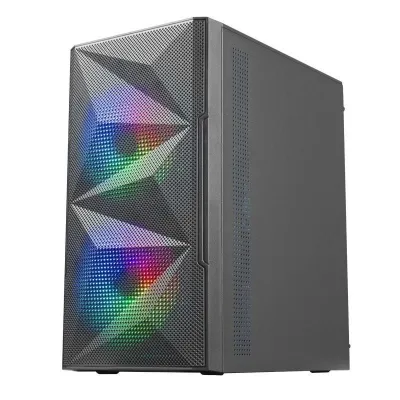 Mars Gaming MC-ME Minitorre FRGB Cristal Templado USB 3.0 Negra