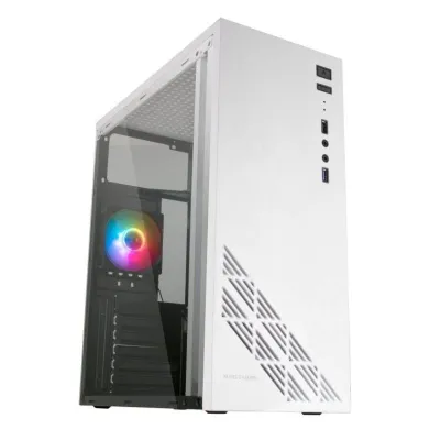 Mars Gaming MC100W FRGB Cristal Acrílico USB 3.0 Blanco
