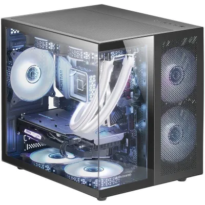 Mars Gaming MC-NOVAM Minitorre Cristal Templado USB-C Negra Mars Gaming MC-NOVAM Minitorre Cristal Templado USB-C Negra