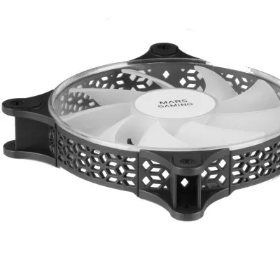 Mars Gaming MFDUO Kit 2 Ventiladores FRGB Rainbow 120mm Negros