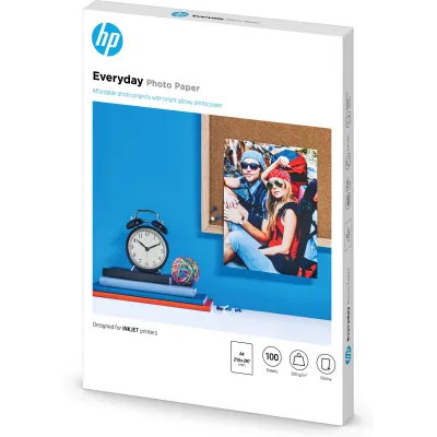HP Papel Fotográfico 100 Hojas A4 200gr.
