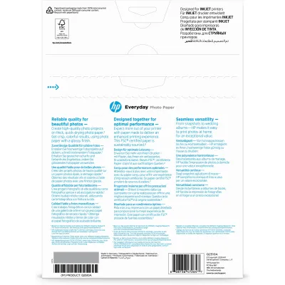 HP Papel Fotográfico 100 Hojas A4 200gr.
