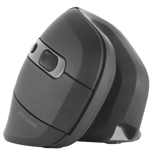 Mars Gaming MMW-ERGOPRO Ratón Inalámbrico Vertical 3200 DPI Receptor Inalámbrico 2.4GHz Negro