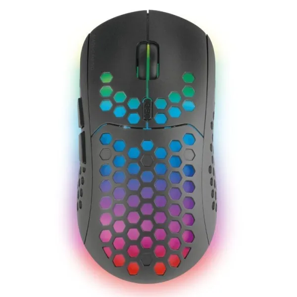 Mars Gaming MMW3 Ratón Gaming Inalámbrico RGB Flow 3200DPI Negro