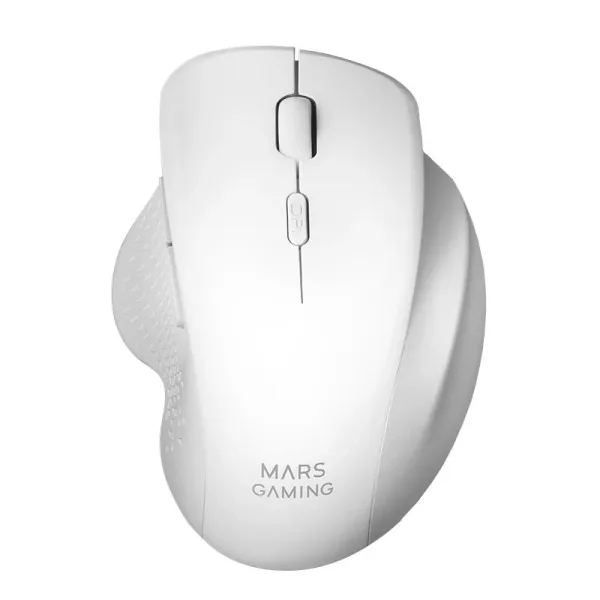 Mars Gaming MMWERGO Ratón Inalámbrico 3200DPI Blanco