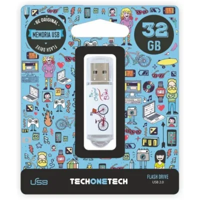 Pendrive 32GB Tech One Tech Be Bike USB 2.0 Pendrive 32GB Tech One Tech Be Bike USB 2.0