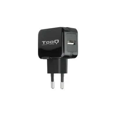 Cargador de Pared TooQ TQWC-1S01/ 1xUSB/ 12W/ Negro Cargador de Pared TooQ TQWC-1S01/ 1xUSB/ 12W/ Negro