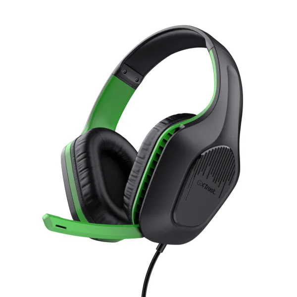 Trust GXT 415 Zirox Auriculares Gaming Jack 3.5 para PC/PS4/PS5/Xbox Series Verdes 