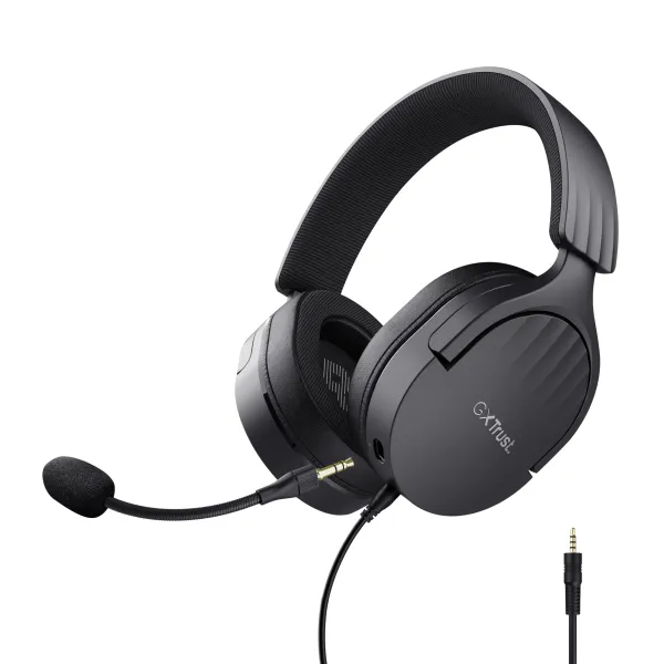 Trust GXT 489 FAYZO Auriculares Diadema Gaming Negros 