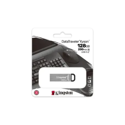 Kingston DataTraveler Kyson 128GB Metal-Silver USB 3.2