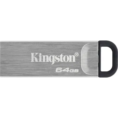 Kingston DataTraveler Kyson 64GB Metal-Silver USB 3.2 Kingston DataTraveler Kyson 64GB Metal-Silver USB 3.2