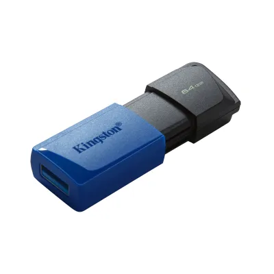 Kingston DataTraveler Exodia M 64GB USB 3.2 Gen1 Negro/Azul Kingston DataTraveler Exodia M 64GB USB 3.2 Gen1 Negro/Azul