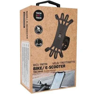 Soporte de Smartphone para Bici/Patín Tech One Tech TEC2840 Soporte de Smartphone para Bici/Patín Tech One Tech TEC2840