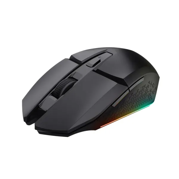 Trust GXT 110 FELOX Ratón Gaming Inalámbrico Iluminado 4800 DPI Negro