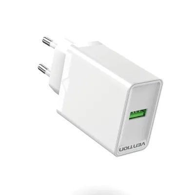 Vention FABW0-EU Cargador de Pared USB 18W Blanco