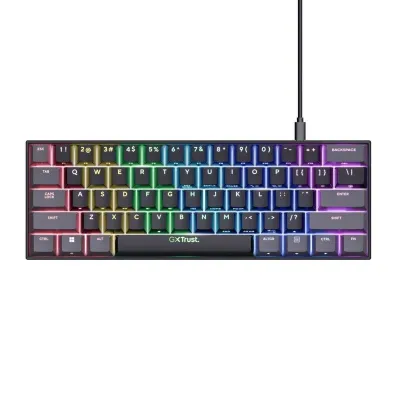 Trust GXT 867 Acira 60 Teclado Gaming Mecánico 60% RGB Switch