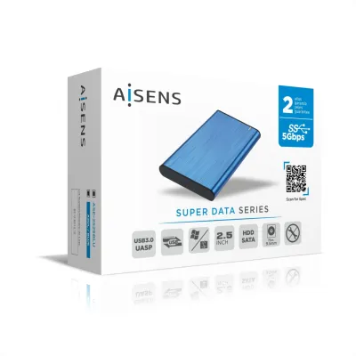 Aisens Caja Externa para Disco Duro 2.5" SATA USB 3.0 Azul Aisens Caja Externa para Disco Duro 2.5" SATA USB 3.0 Azul