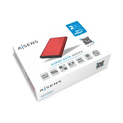 Aisens Caja Externa para Disco Duro 2.5" SATA USB 3.0 Rojo Aisens Caja Externa para Disco Duro 2.5" SATA USB 3.0 Rojo