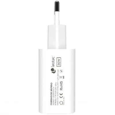 Leotec Cargador Universal USB-C 20W Leotec Cargador Universal USB-C 20W