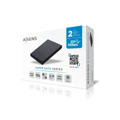 Aisens ASE-2530B Caja Externa 2.5" SATA3 USB 3.0 Negra Aisens ASE-2530B Caja Externa 2.5" SATA3 USB 3.0 Negra