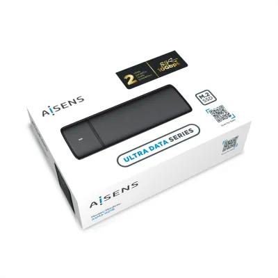 Aisens Ultra Data Caja Externa SSD M.2 PCIe/SATA a USB 3.2 Negra Aisens Ultra Data Caja Externa SSD M.2 PCIe/SATA a USB 3.2 Negra
