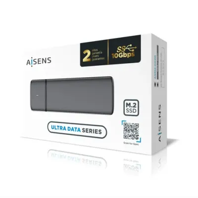 Aisens Ultra Data Caja Externa SSD M.2 PCIe/SATA a USB 3.2 Gris Aisens Ultra Data Caja Externa SSD M.2 PCIe/SATA a USB 3.2 Gris