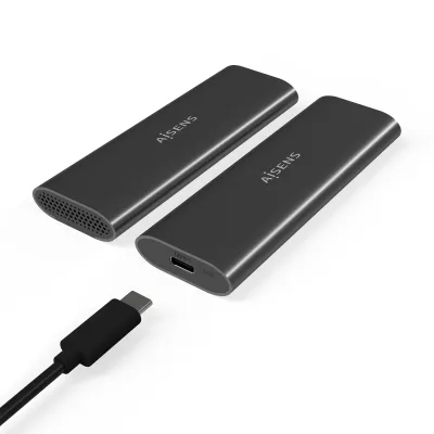 Aisens ASM2-015GR Caja Externa para Disco SSD M.2 SATA/NVMe Aisens ASM2-015GR Caja Externa para Disco SSD M.2 SATA/NVMe