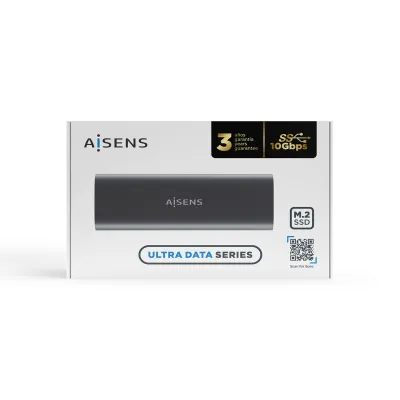 Aisens ASM2-015GR Caja Externa para Disco SSD M.2 SATA/NVMe Aisens ASM2-015GR Caja Externa para Disco SSD M.2 SATA/NVMe