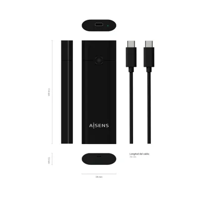 Aisens Carcasa Disco SSD M.2 NVMe USB 3.1 Gen2 Negra Aisens Carcasa Disco SSD M.2 NVMe USB 3.1 Gen2 Negra