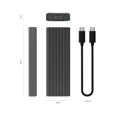 Aisens Carcasa SSD M.2 NVMe USB 3.2 Gen2 Gris Aisens Carcasa SSD M.2 NVMe USB 3.2 Gen2 Gris