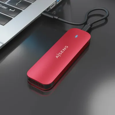 Aisens ASM2-027RED Caja Externa serie ULTRA Slim Rojo para SSD Aisens ASM2-027RED Caja Externa serie ULTRA Slim Rojo para SSD