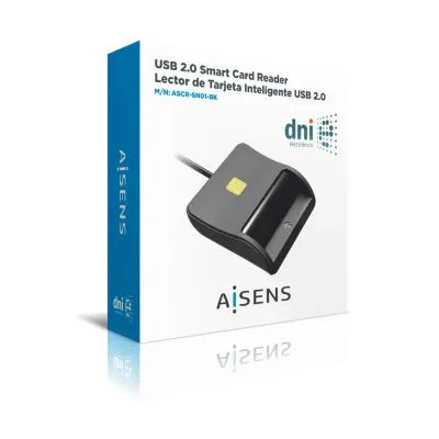 Aisens Lector de Tarjeta Inteligente/DNIe USB 2.0 Negro Aisens Lector de Tarjeta Inteligente/DNIe USB 2.0 Negro