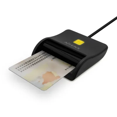 Aisens ASCR-SN03C-BK Lector de DNI USB-C