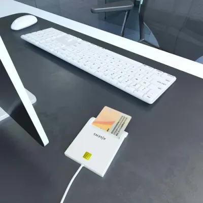 Aisens Lector De DNI Inteligente Blanco Aisens Lector De DNI Inteligente Blanco