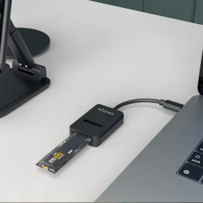 Aisens ASUC-M2D011-BK Mini Docking USB-C para disco SSD M2 Aisens ASUC-M2D011-BK Mini Docking USB-C para disco SSD M2