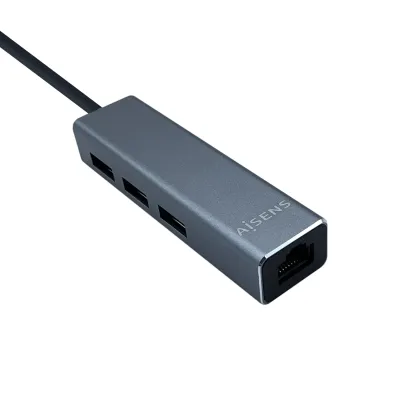 Aisens A109-0396 Hub USB-C 3.1 a Ethernet Gigabit/3xUSB 3.0 Aisens A109-0396 Hub USB-C 3.1 a Ethernet Gigabit/3xUSB 3.0
