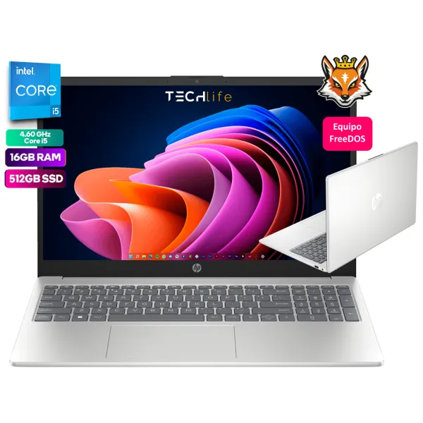 HP 15-FD0055NS Edition Intel Core i5-1334u 16GB 512GB 15.6" FreeDOS